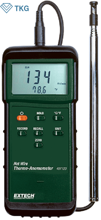 Máy đo tốc độ gió, nhiệt độ Extech 407123 (0-20m/s)