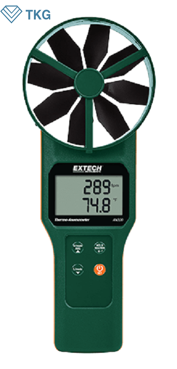 Máy đo tốc độ, lưu lượng gió, nhiệt độ Extech AN300 (0.2 to 30m/s , 0 to 99999CMM)
