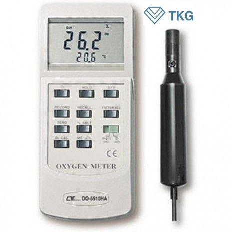 Máy đo DO Oxy không khí nhiệt độ LUTRON DO-5510HA (0 -20mg/L; 0 to 100.0 %; 0 to 50 ℃)
