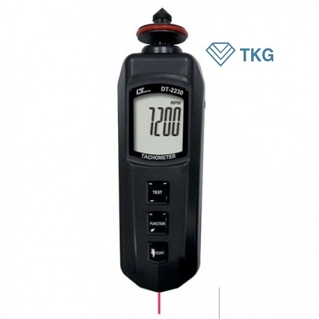 Máy đo tốc độ vòng quay Lutron DT-2230 (đo tiếp xúc, không tiếp xúc, 0.5 đến 19,999 RPM & 5 đến 99,999 RPM)