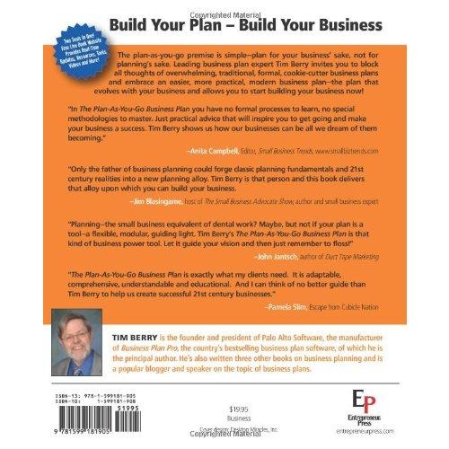 The Plan-As-You-Go Business Plan