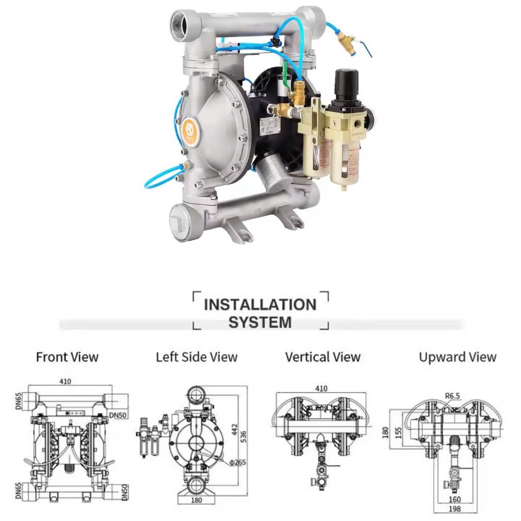 Bơm màng bột GODO QBF Powder