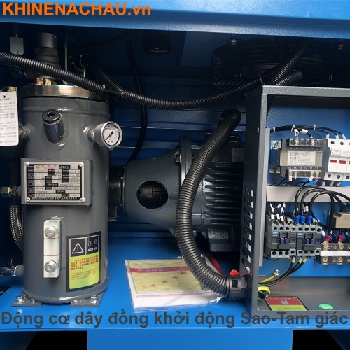 Máy nén trục vít Trung Quốc 7,5kw phun dầu