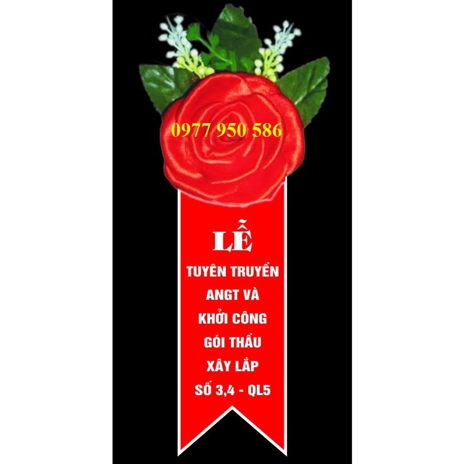 Hoa hồng cài áo đại biểu lễ hội chất lượng cao giá rẻ tại Hà Nội