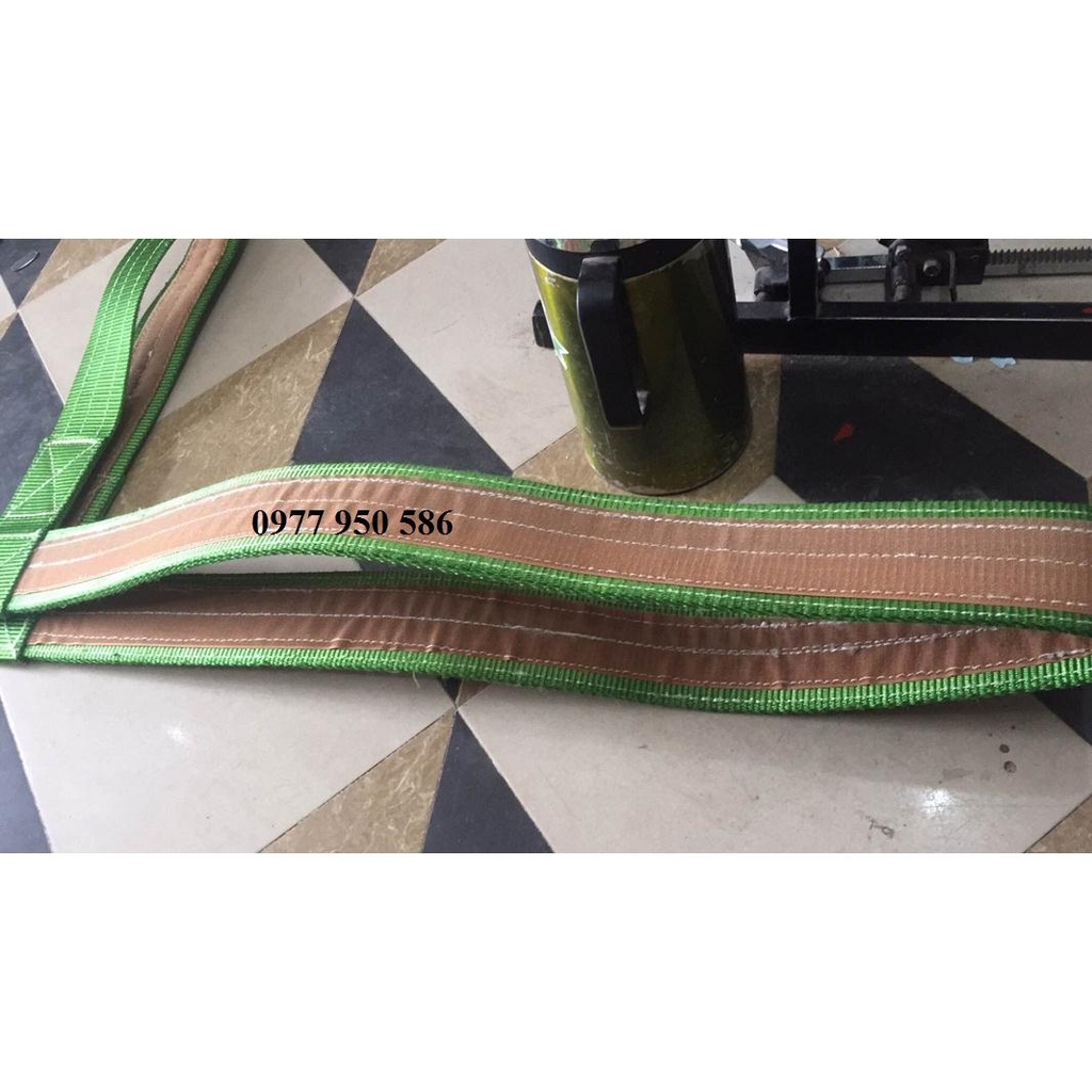 Dây Cẩu kính 2 tay bản rộng 10cm, Dây cáp vải cẩu kính giá rẻ