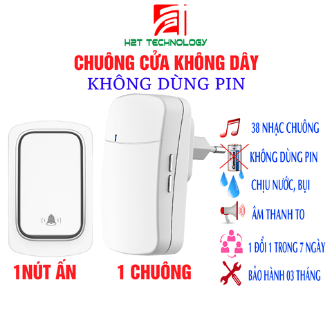 Chuông cửa không dây không dùng Pin