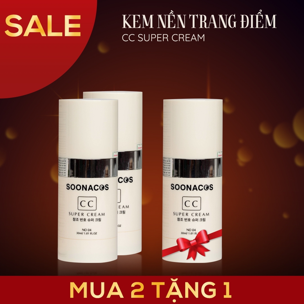 COMBO KEM CHE KHUYẾT ĐIỂM CC SUPER CREAM