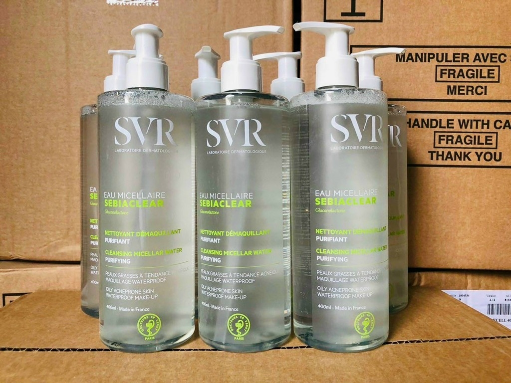 Nước tẩy trang SVR cho da dầu mụn SVR Sebiaclear Eau Micellaire 400ml