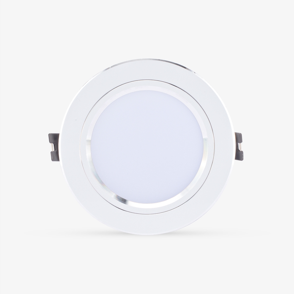 Đèn LED âm trần 90/7W viền vàng/viền bạc Rạng Đông (AT10 90/7W)