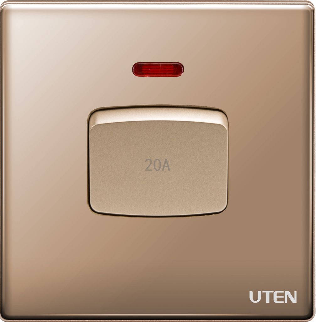 Bộ công tắc 20A màu vàng Z9 Uten (Z9GK20A)