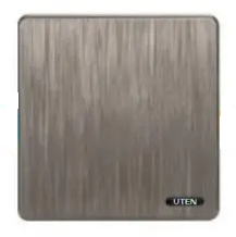 Mặt che trơn màu nâu S400 Uten (S400-M/D)