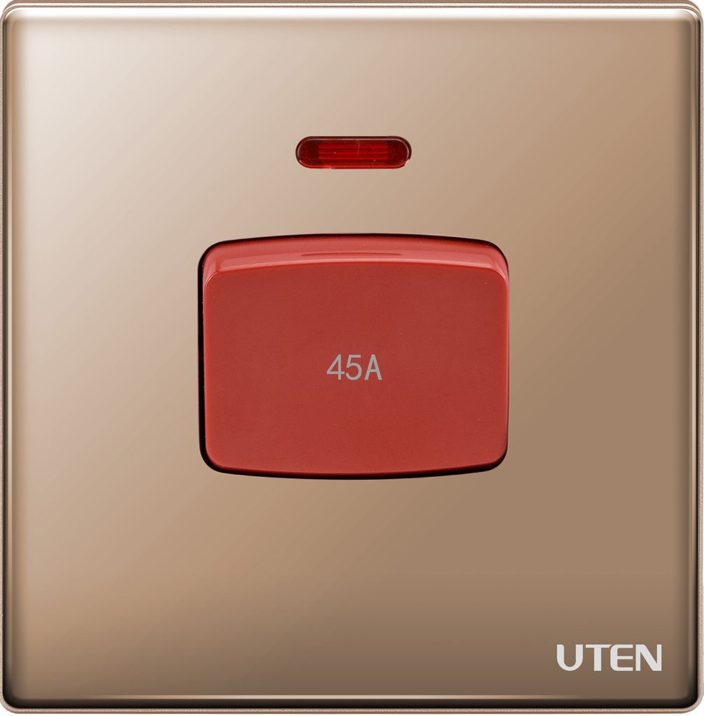 Bộ công tắc 45A màu vàng Z9 Uten (Z9GK45A)