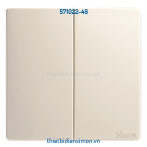 Bộ công tắc đôi 2 chiều 16A màu Champagne K3 Simon (571022-46)
