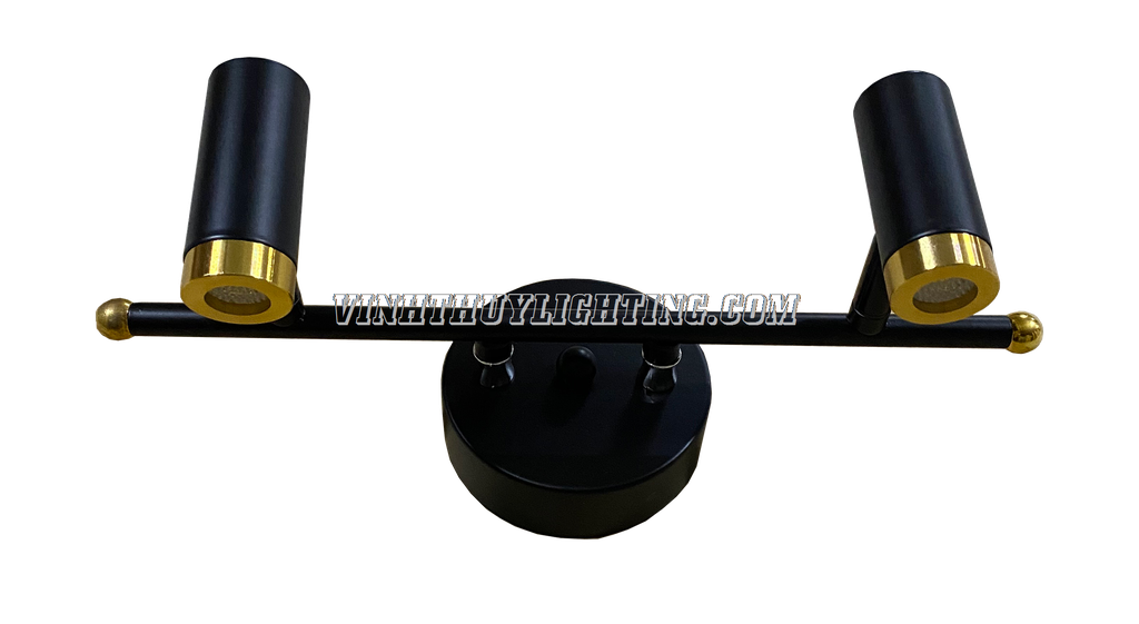 Đèn soi tranh led thân đen 6028-2BK