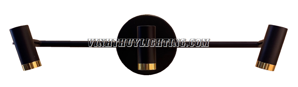 Đèn soi tranh led thân đen 6028-3BK (50cm)