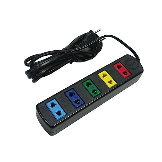Ổ cắm năm 2 chấu không công tắc (3m)