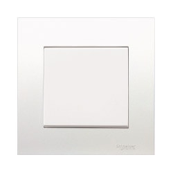 Bộ công tắc đơn 1 chiều 16AX Vivace màu trắng Schneider (KB31_1_WE_G19)