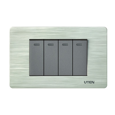 Bộ bốn công tắc 1 chiều cỡ XS Uten V7.0-2PGK31L/PM3
