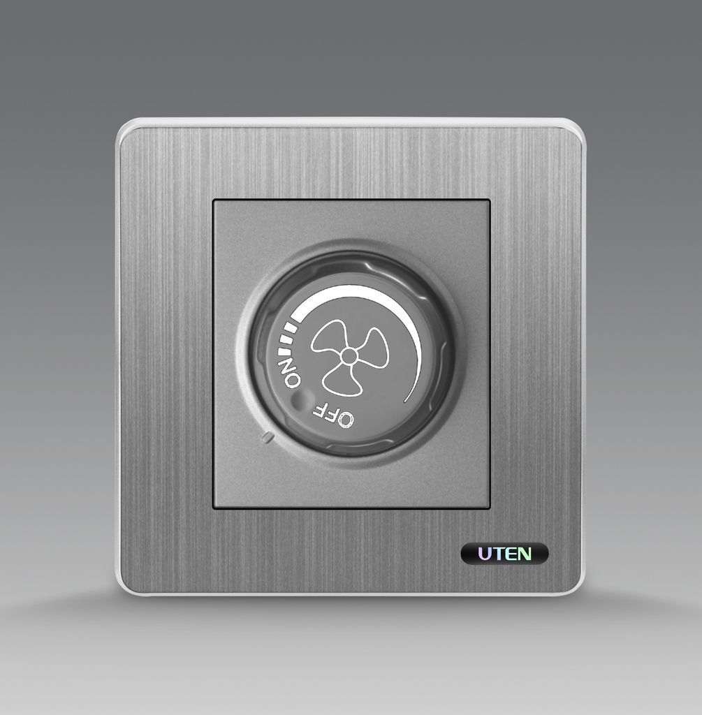 Triết áp quạt màu ghi S300 Uten (S300G-1D/S)