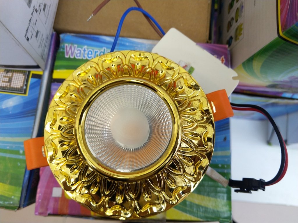 Đèn âm trần tân cổ 7W VCDE-G Việt Vương