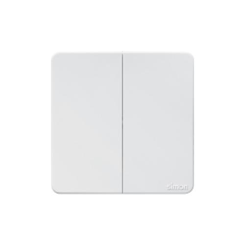 Bộ công tắc đôi 2 chiều 16A màu trắng K3 Simon (571022)