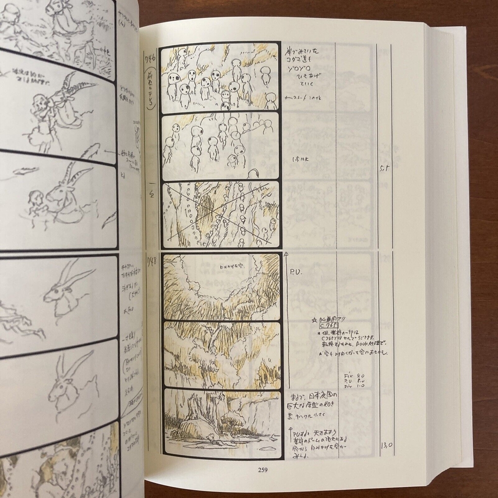 Princess Mononoke Storyboards