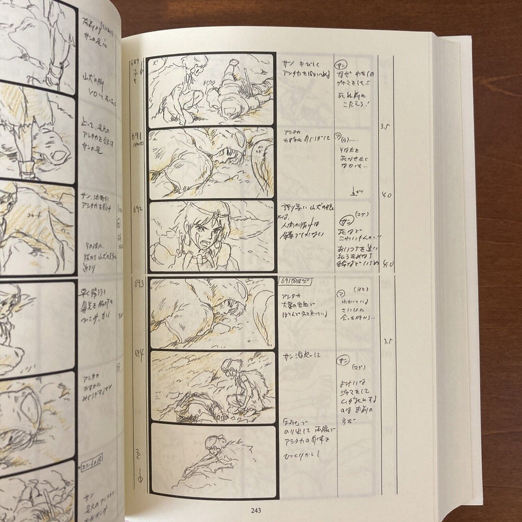 Princess Mononoke Storyboards