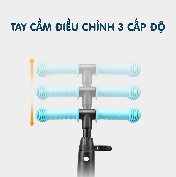 Xe chòi chân/ scooter/ xe đạp CAYABE Nadle 3 trong 1 TF3 màu xanh