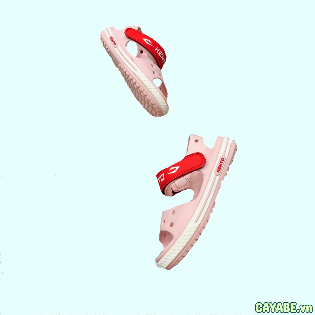 Giày sandal trẻ em Kento (tặng kèm 6 nút stickers) màu hồng