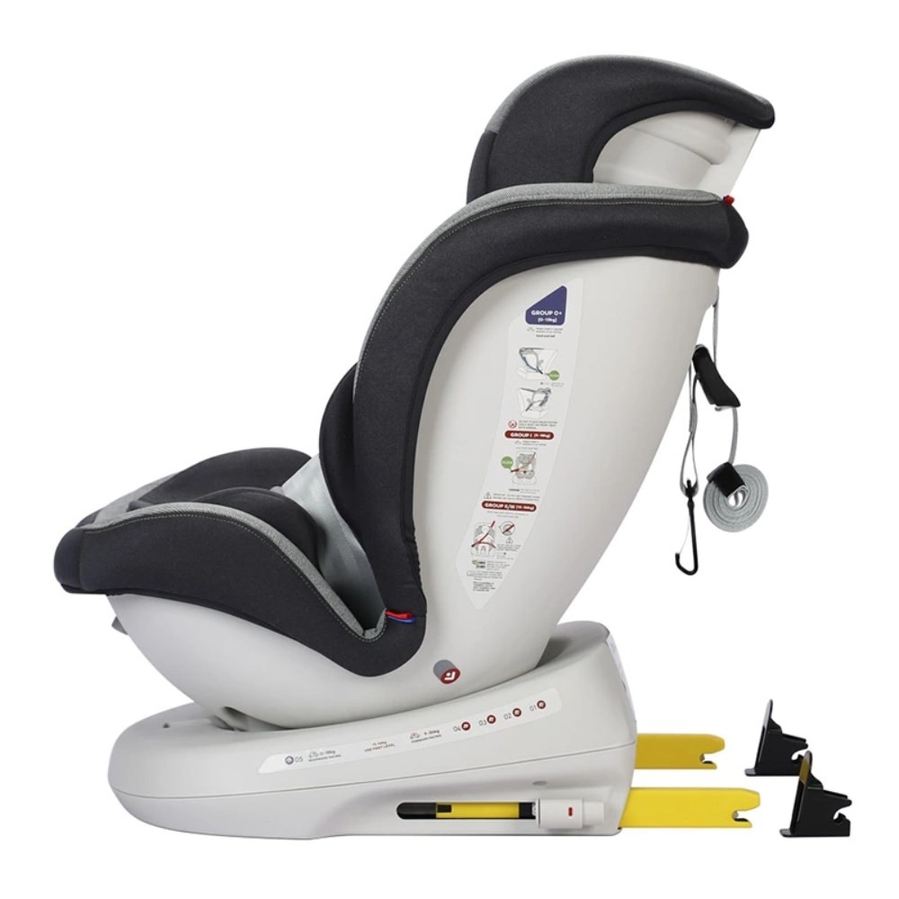 Ghế ô tô trẻ em Zaracos Cusco 6406 Isofix xoay 360 màu hồng