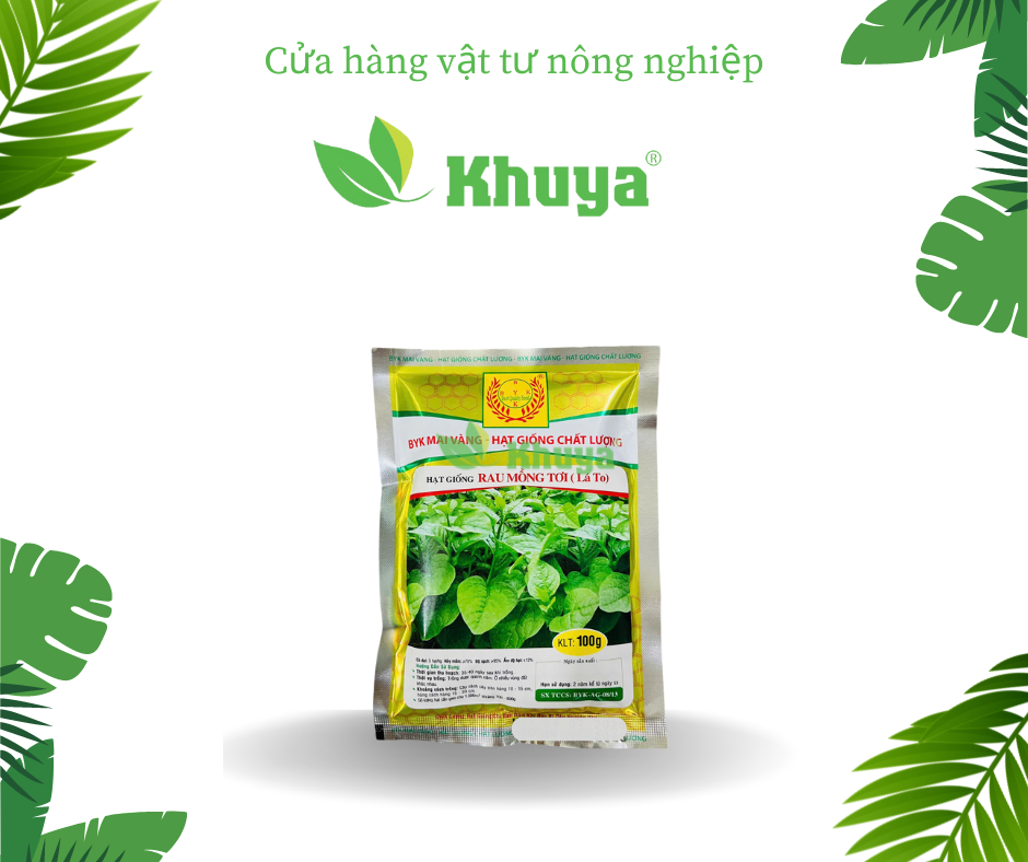 Mồng tơi mai vàng 100gr