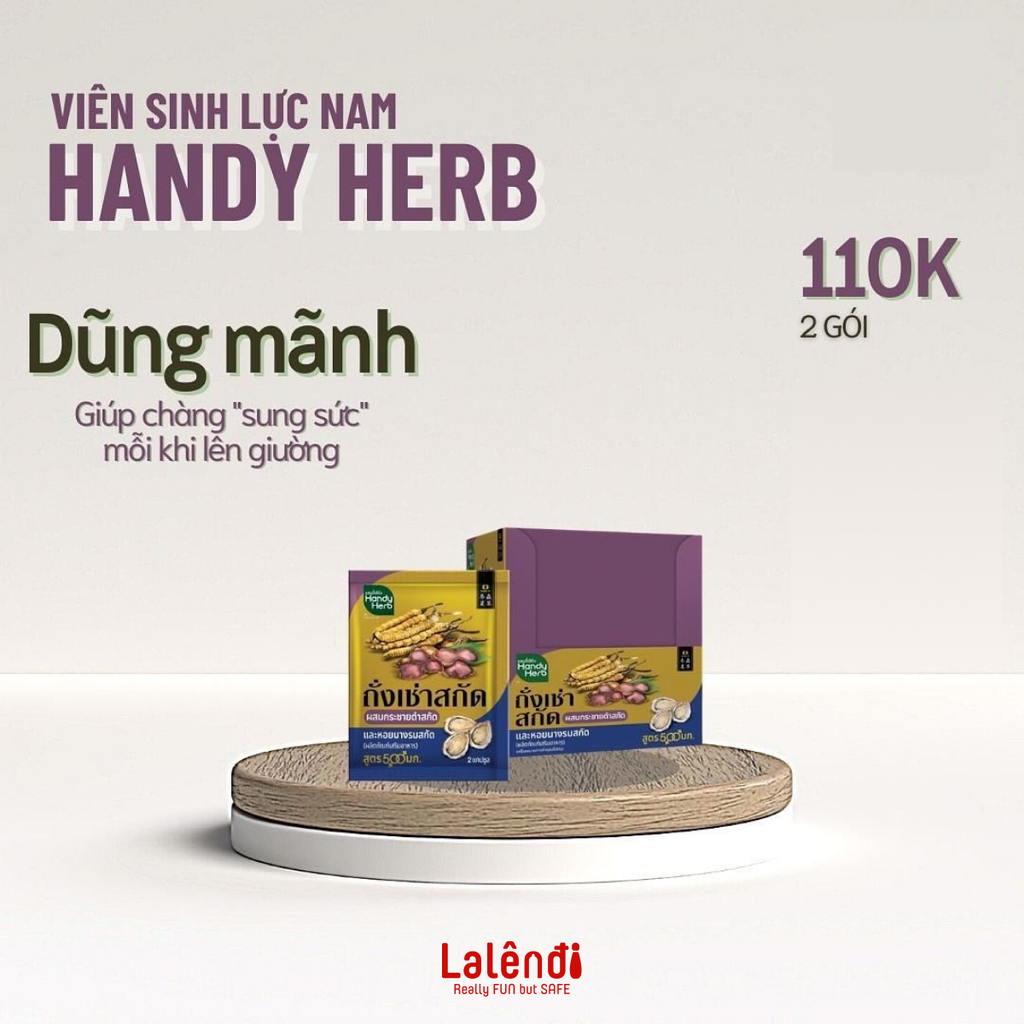 Viên uống Handy Herb tăng cường cho nam (set 2 gói)