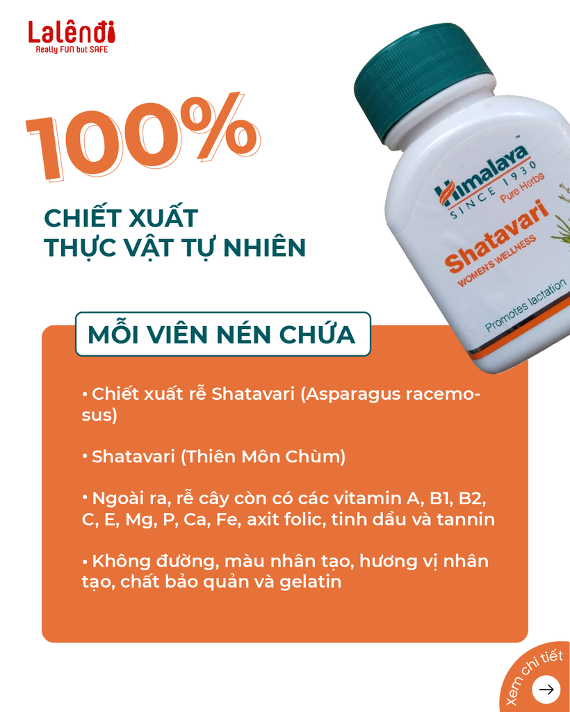 TPCN Cho Nữ Himalaya Shatavari - Ấn Độ