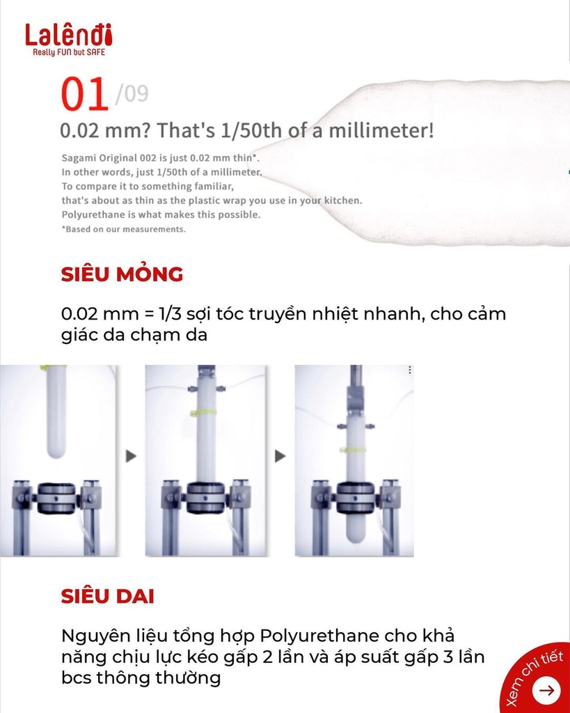 Sagami 0.02 (6c) - Nhập khẩu chính hãng