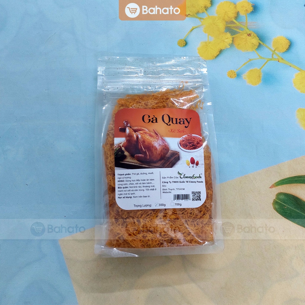 Gà quay xé sợi ClassyFoods gói 300g