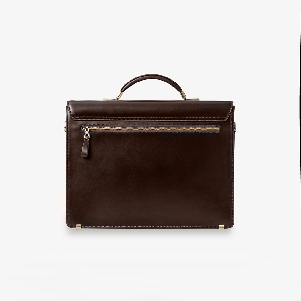 Cặp xách nam công sở da bò cao cấp khóa số CTS09