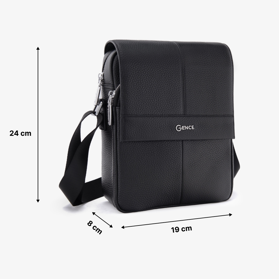 Túi đeo chéo nam Gence da bò Mill mềm TD01