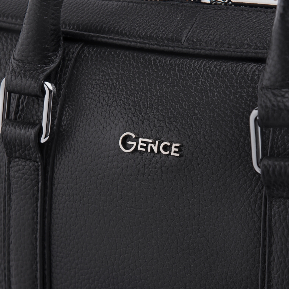 Túi xách nam đi công tác da bò Mill GCE27 Màu Đen