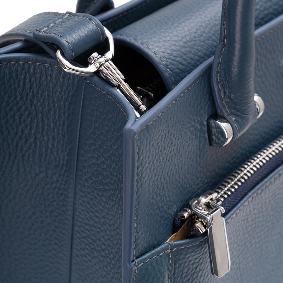 Túi xách nữ công sở Gence da bò Mill TX14 Blue Fairy