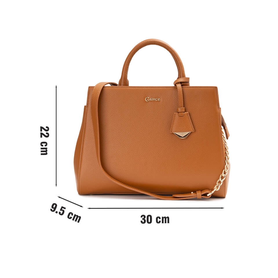 Túi xách nữ công sở Gence da bò Mill TX22 Flake
