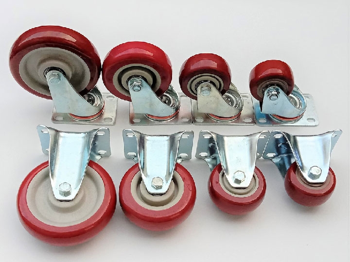 bánh xe nhựa PU  mã xoay và cố định