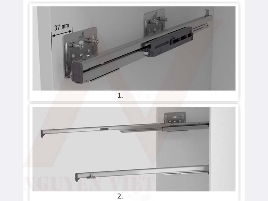 Ray âm Hettich sau khi hoàn thiện