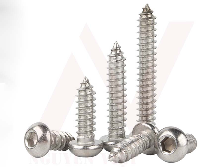 vít gỗ lục giác chìm đầu dù dễ thi công