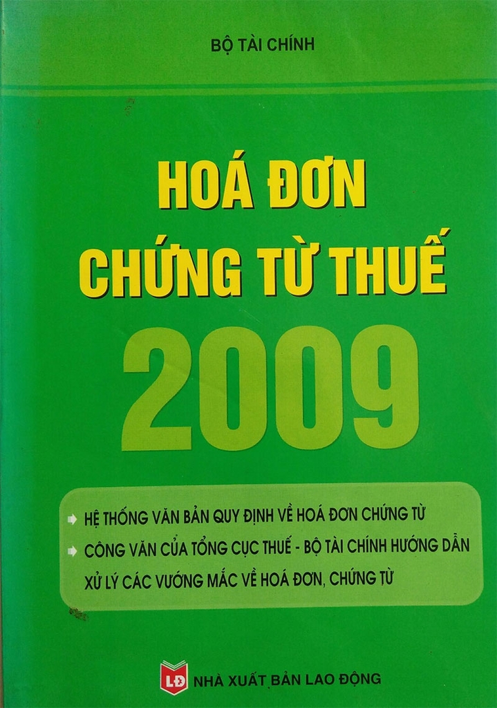 Hóa đơn chứng từ thuế 2009