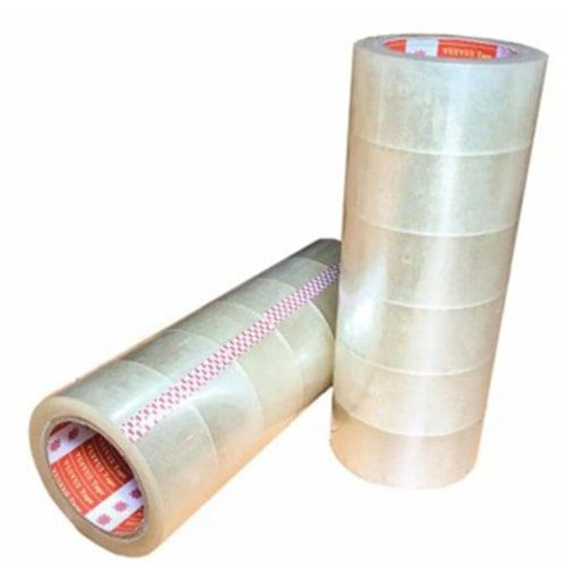 Băng keo trong 5 phân 100 yard ( 1 cây 6 cuộn)