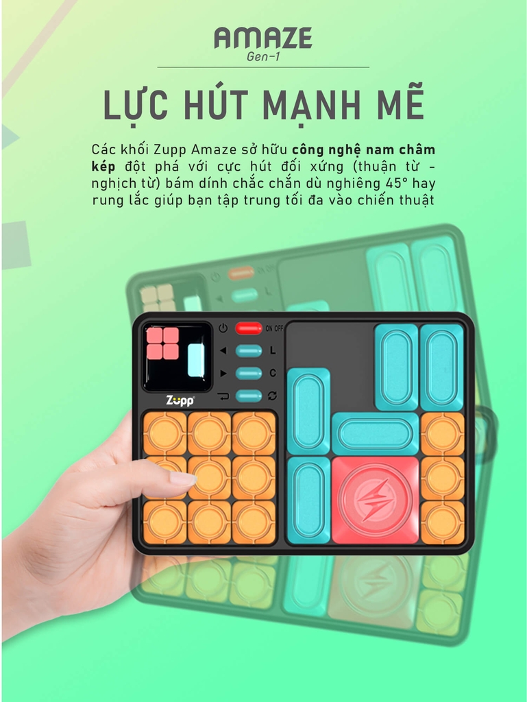 Máy chơi game mê cung dịch chuyển Zupp Amaze Gen 1