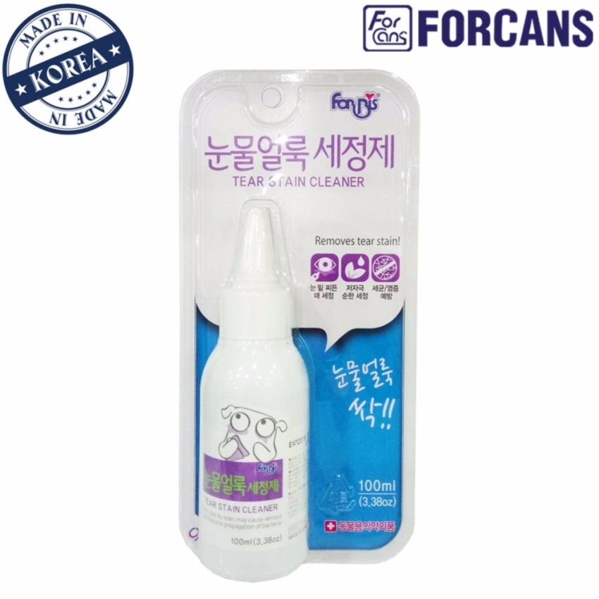 Tear stain cleaner - Dung dịch làm sạch khoé mắt cho thú cưng Forcans 100ml