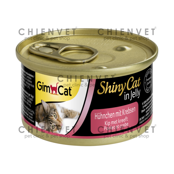 Pate cho mèo - ShinyCat in Jelly Chicken with Crab 70g GC-211