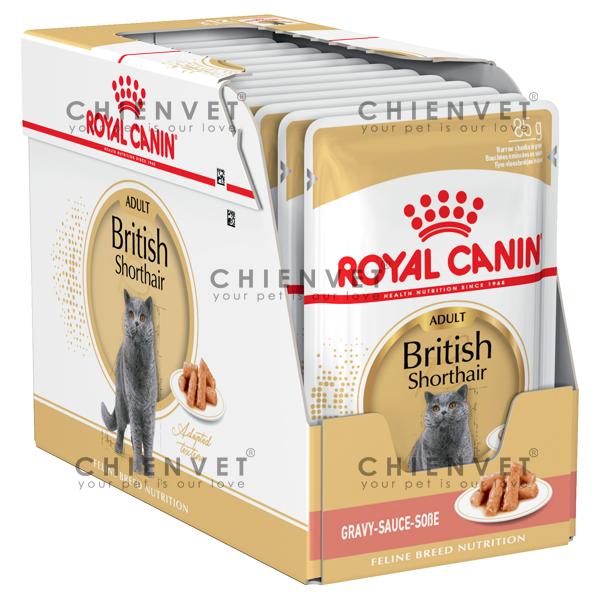 Royal Canin British Shorthair Adult 85gr - Pate cho mèo Anh lông ngắn