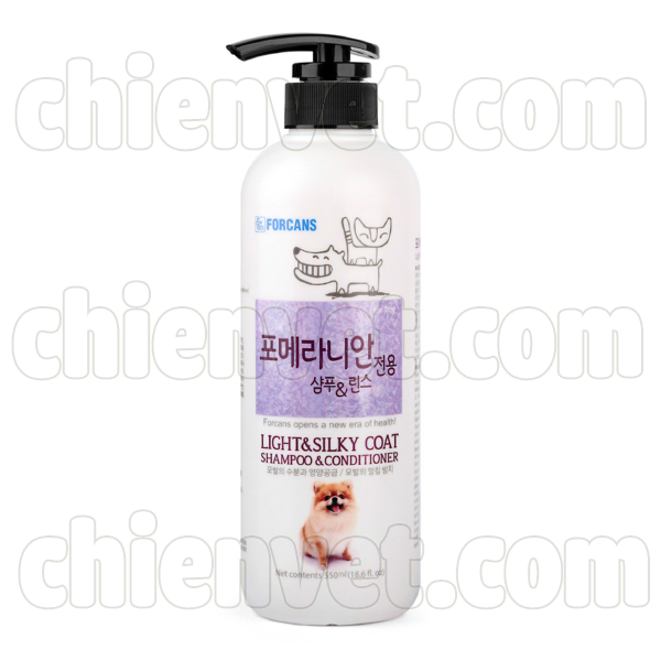 Dầu gội chó con và da nhạy cảm 550ml Light & Silky Coat Shampoo